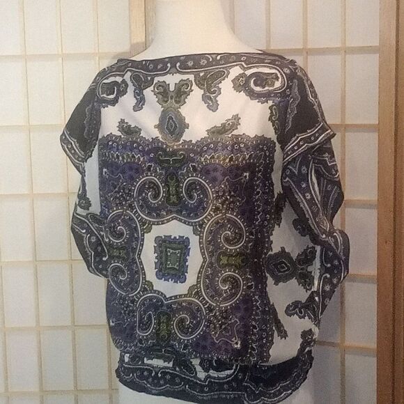 B*Wear Sm Handkerchief Blouse - Picture 10 of 13